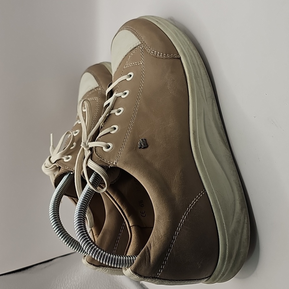 FINN COMFORT Ikebukuro Leather Lace Rockerbottom Sneakers Size 6.5 - Picture 4 of 8